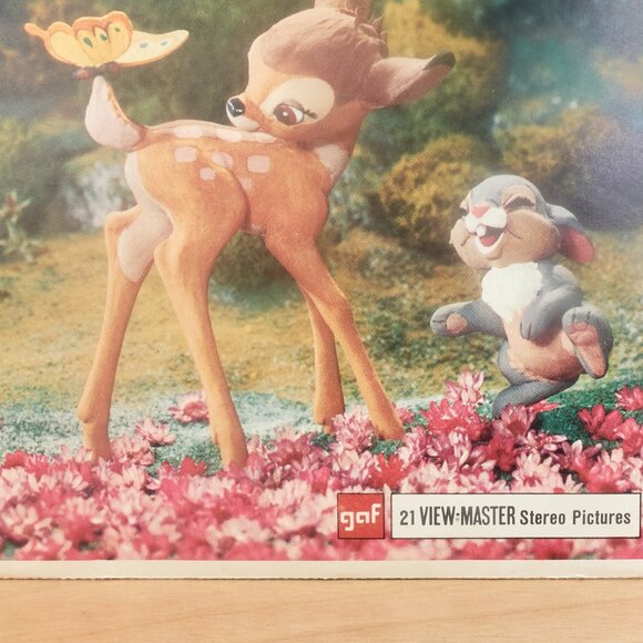 Vintage View-Master Reels Set B400 “Bambi” / 3 Reels + Booklet - Picture 2 of 6